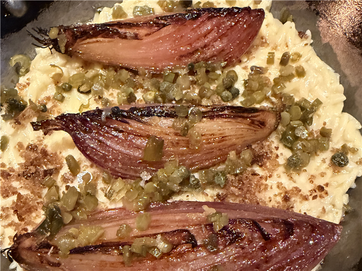 onion and pasta